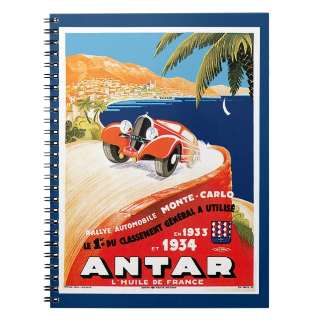 Monte Carlo Spiral Notebook (Front)