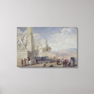 Monte Cavallo, Rome Canvas Print