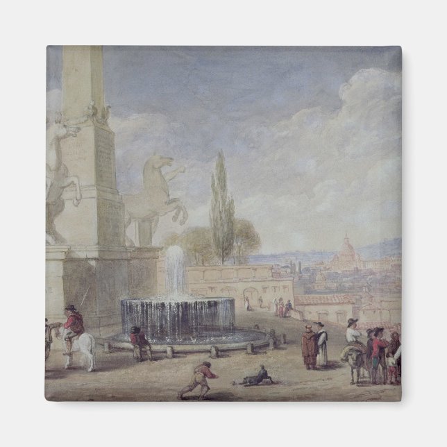 Monte Cavallo, Rome Magnet (Front)