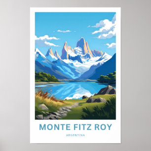 Monte Fitz Roy Argentina Travel Print