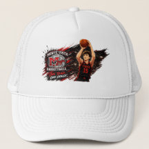 Monte Vista Basketball Anime Player Trucker Hat 15