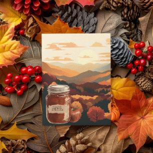 Montebello VA Blue Ridge Mountains Apple Butter Postcard