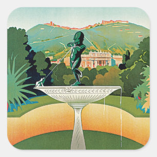 Montecatini Square Sticker