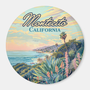 Montecito California Santa Barbara Coastline Magnet