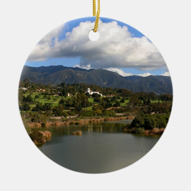 Montecito Ceramic Tree Decoration (Front)