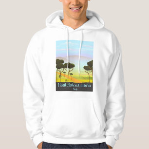 Montefalco, Umbria italy travel poster Hoodie