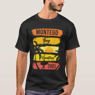 Montego Bay Jamaica Family Vacation 2023 Beach T-Shirt