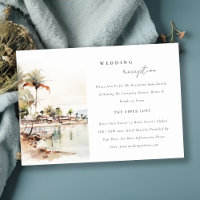 Montego Bay Jamaica Landscape Wedding Reception