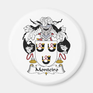 Monteiro Family Crest Magnet