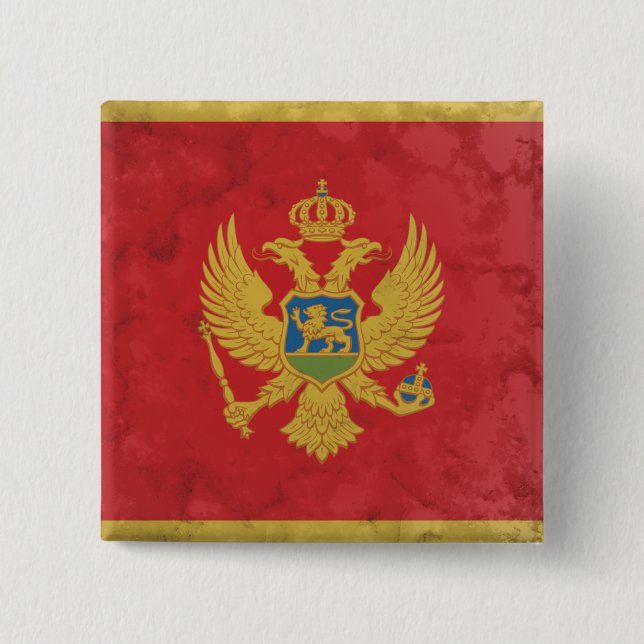 Montenegro 15 Cm Square Badge (Front)