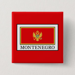 Montenegro 15 Cm Square Badge