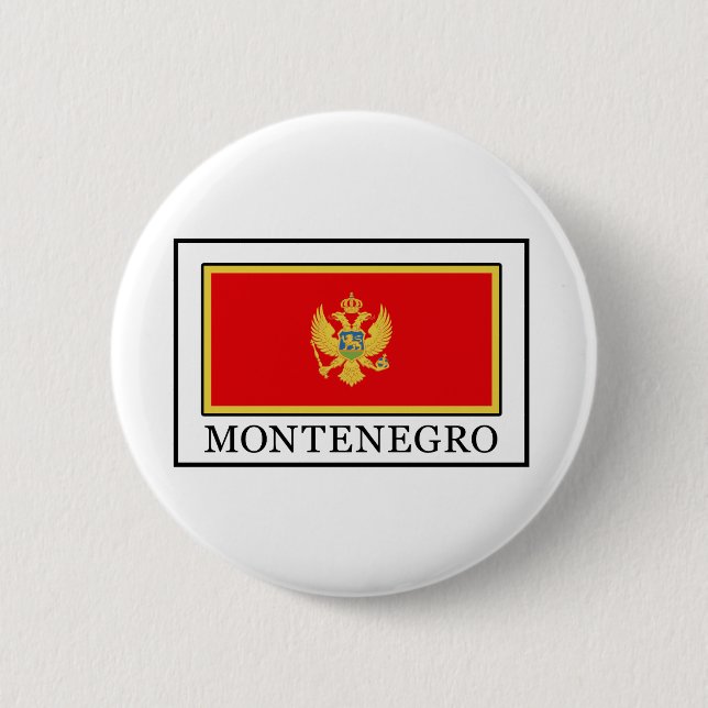 Montenegro 6 Cm Round Badge (Front)