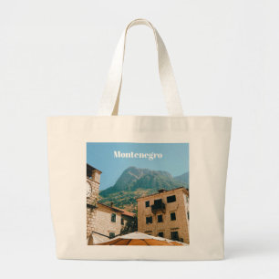 Montenegro Cityscape Large Tote Bag