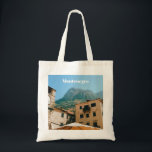 Montenegro Cityscape  Tote Bag<br><div class="desc">Montenegro retro european cityscape</div>