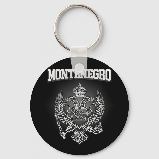 Montenegro Coat of Arms Key Ring (Front)