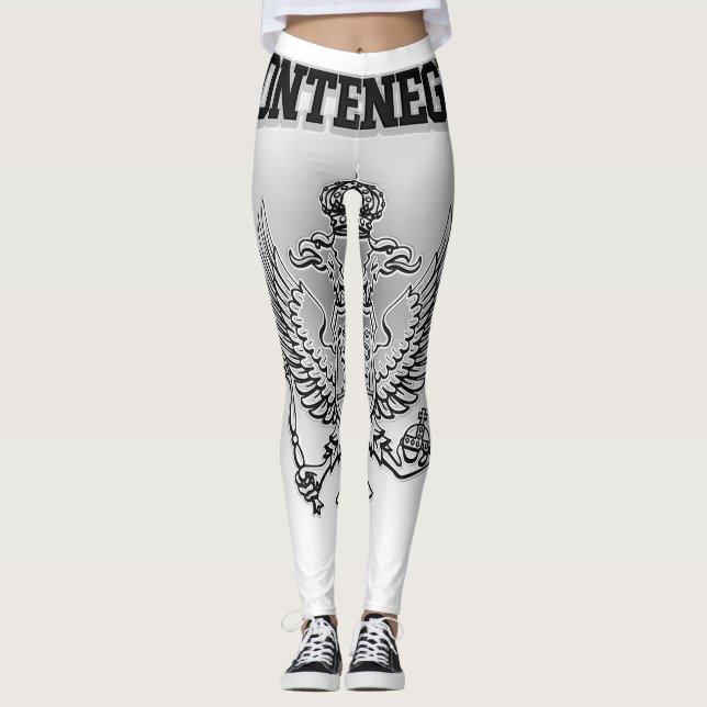 Montenegro Coat of Arms Leggings (Front)