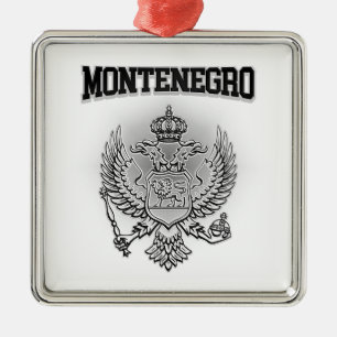 Montenegro Coat of Arms Metal Tree Decoration