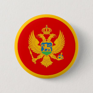 Montenegro Flag 6 Cm Round Badge