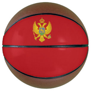 Montenegro flag basketball