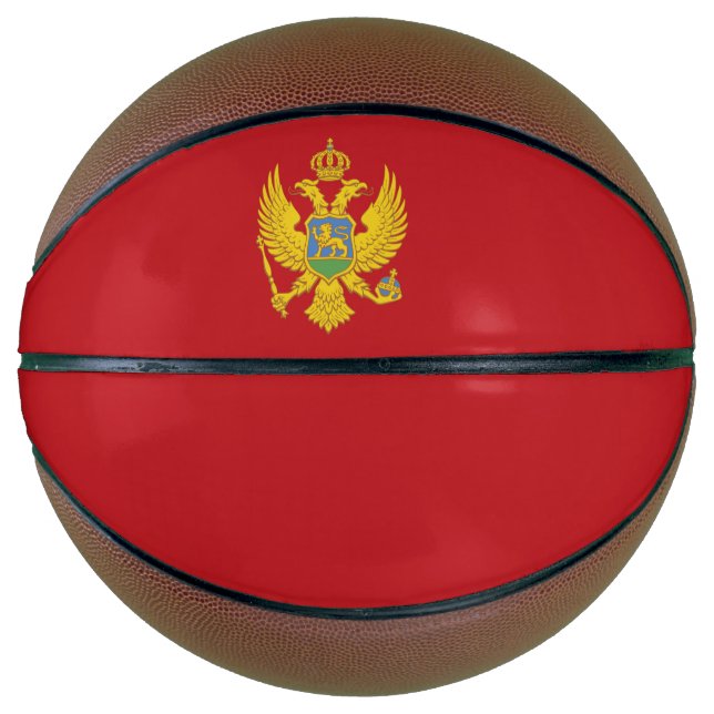 Montenegro flag basketball (Front)