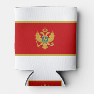 Montenegro Flag Can Cooler