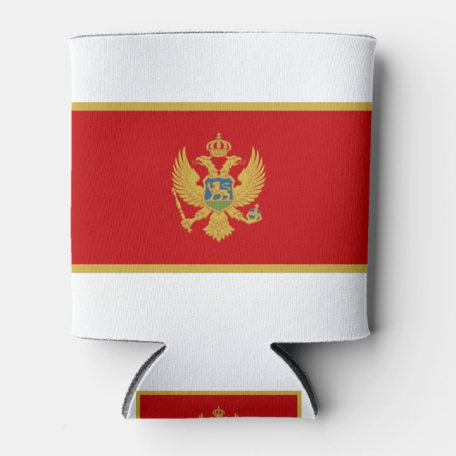 Montenegro Flag Can Cooler (Front)