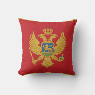 Montenegro Flag Cushion