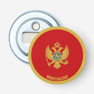 Montenegro Flag Delightful Patriotic Bottle Opener