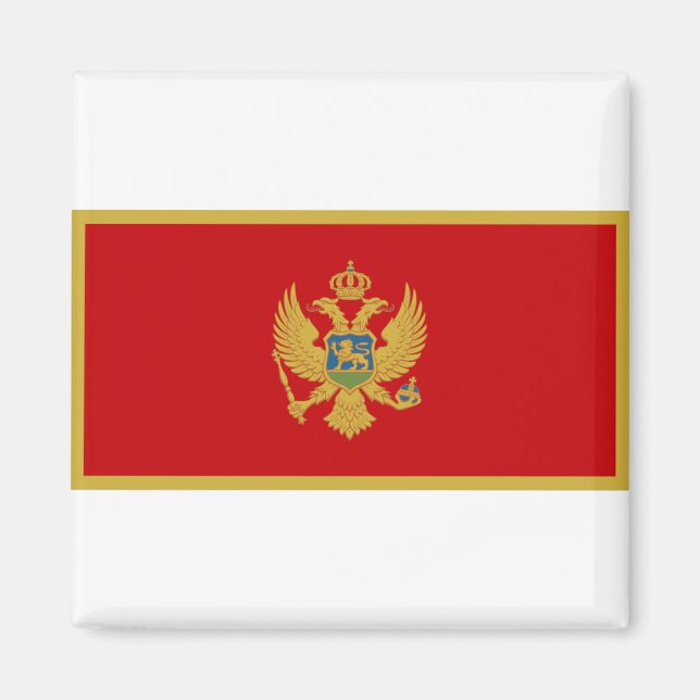 Montenegro Flag Magnet (Front)