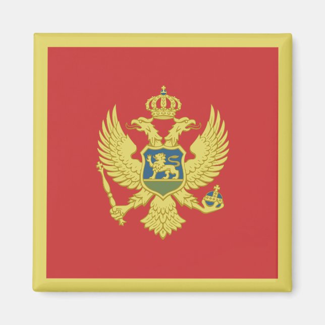 Montenegro Flag Magnet (Front)