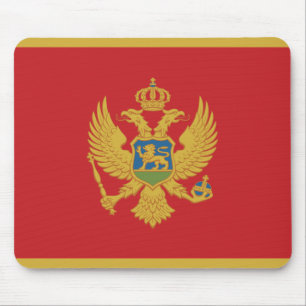 Montenegro Flag Mouse Pad