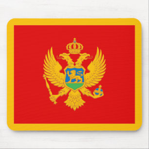 Montenegro Flag Mouse Pad