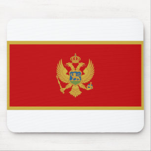 Montenegro Flag Mouse Pad
