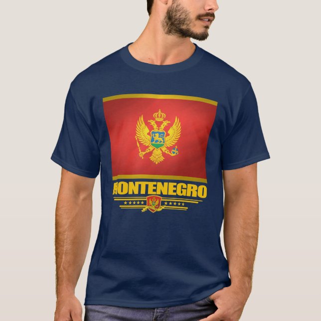 Montenegro Flag Shirts (Front)