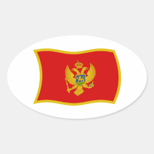 Montenegro Flag Sticker