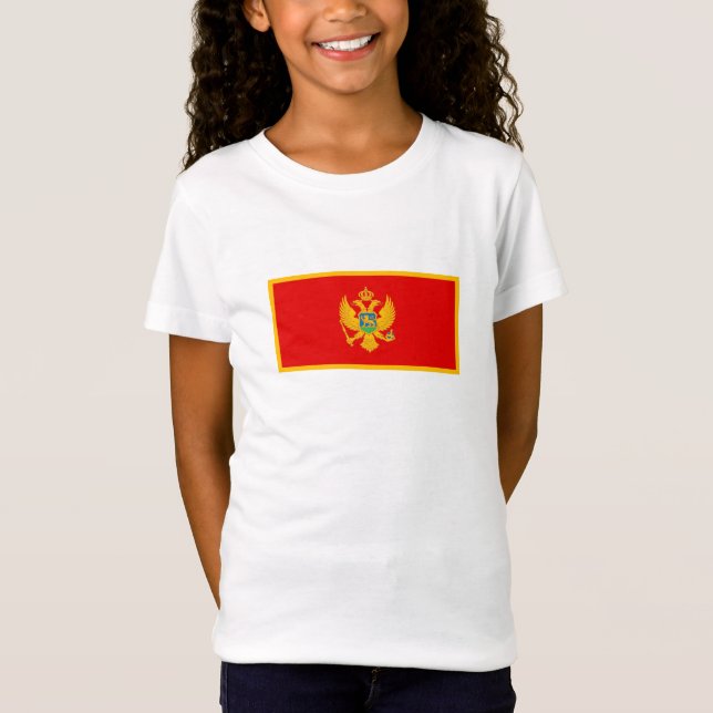 Montenegro Flag T-Shirt (Front)