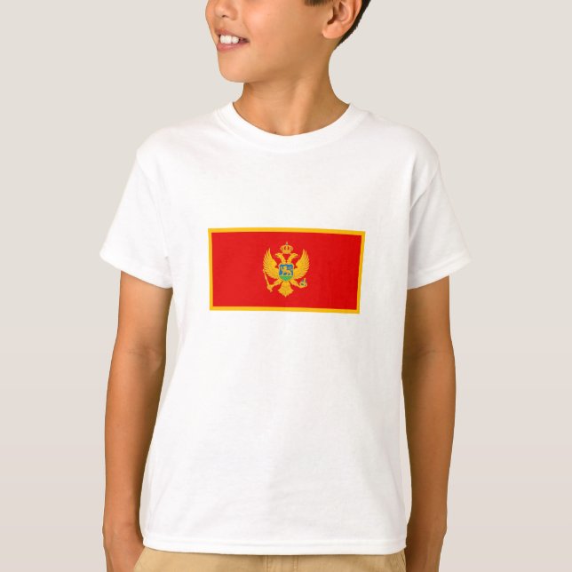 Montenegro Flag T-Shirt (Front)