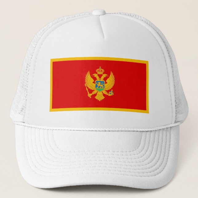 Montenegro Flag Trucker Hat (Front)