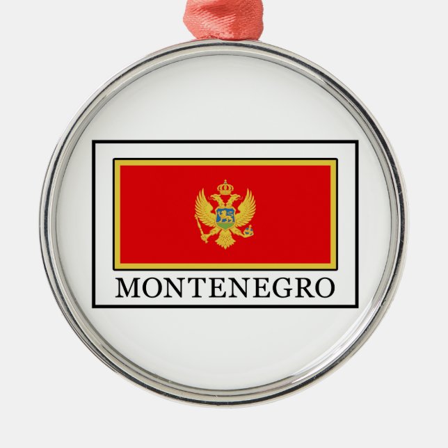 Montenegro Metal Tree Decoration (Front)