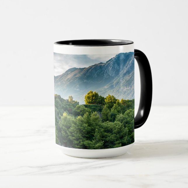 Montenegro Mountain and Sea Landscape  Mug (Front Right)