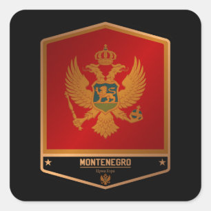 Montenegro Square Sticker