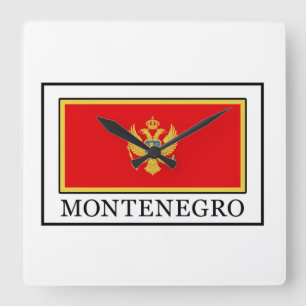 Montenegro Square Wall Clock