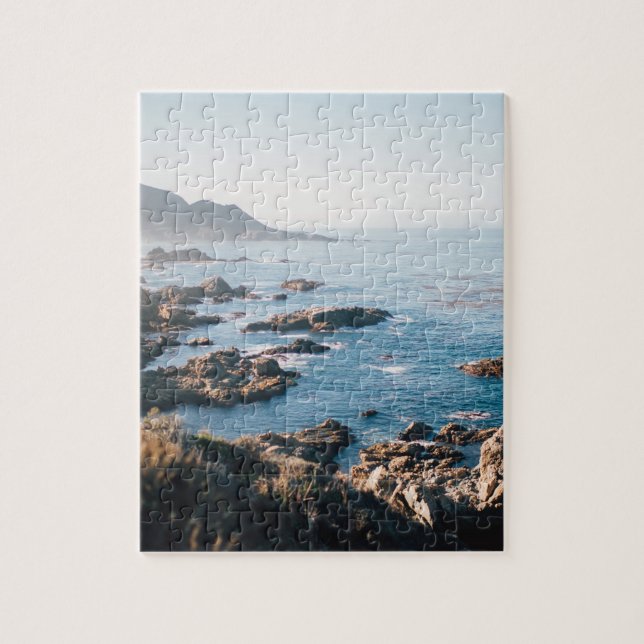 Monterey Bay California Coastal Ocean Scenic Jigsaw Puzzle (Vertical)