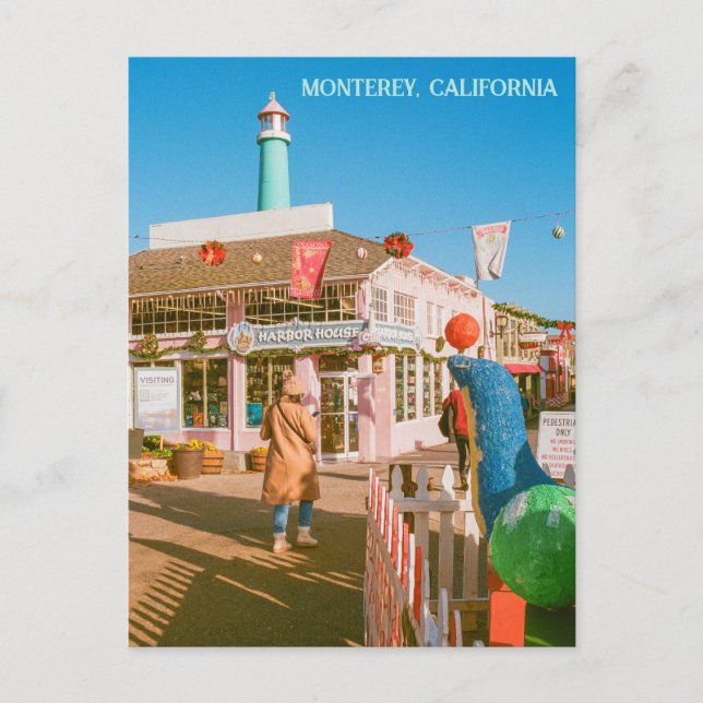 Monterey Bay California | Film Photography | Wharf Postcard (Front)