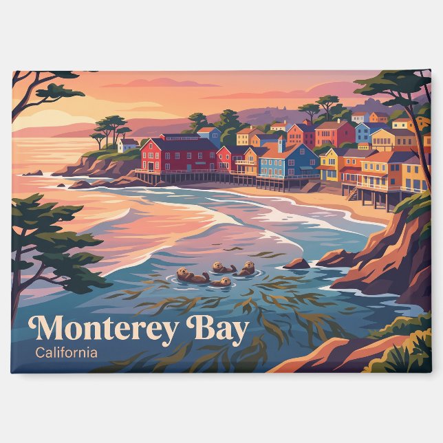Monterey Bay California Magnet (Front)