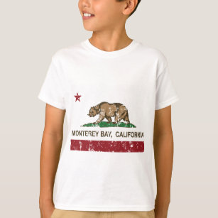 monterey bay california state flag T-Shirt