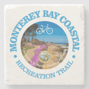 Monterey Bay CRT (cycling c) Stone Coaster