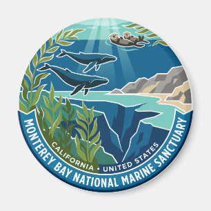 Monterey Bay National Marine Sanctuary California Magnet