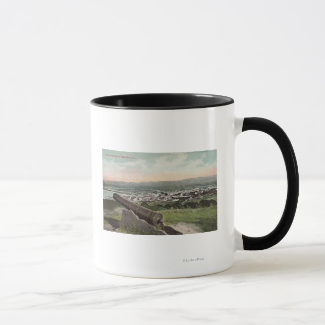 Monterey, CA - Bird's Eye View of Monterey Mug (Right)