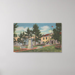 Monterey, CA - Colton Hall View and Grounds Canvas Print